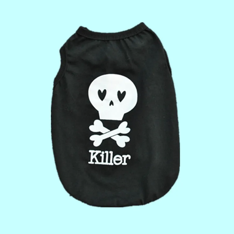 17 Style Pet Cat Costume  T-shirt Summer Vest