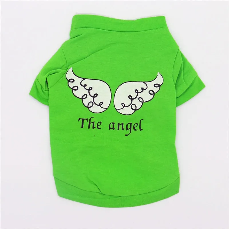 17 Style Pet Cat Costume  T-shirt Summer Vest