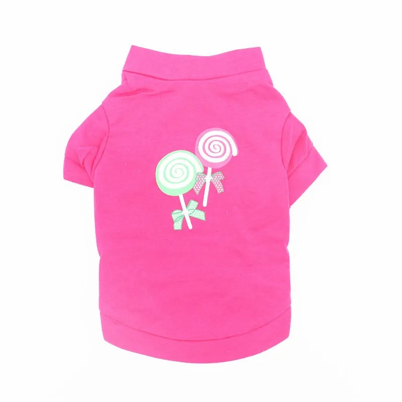17 Style Pet Cat Costume  T-shirt Summer Vest