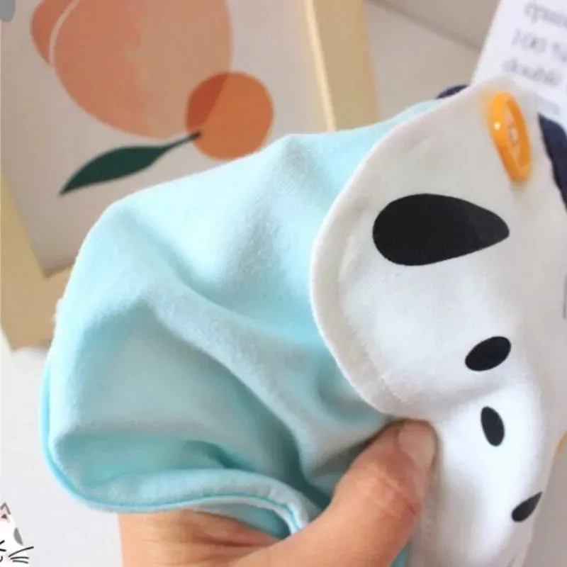 Blue Cotton Dog Vest with Turndown Collar | Costume for Teddy, Bulldog | Spring Summer Cat Clothes