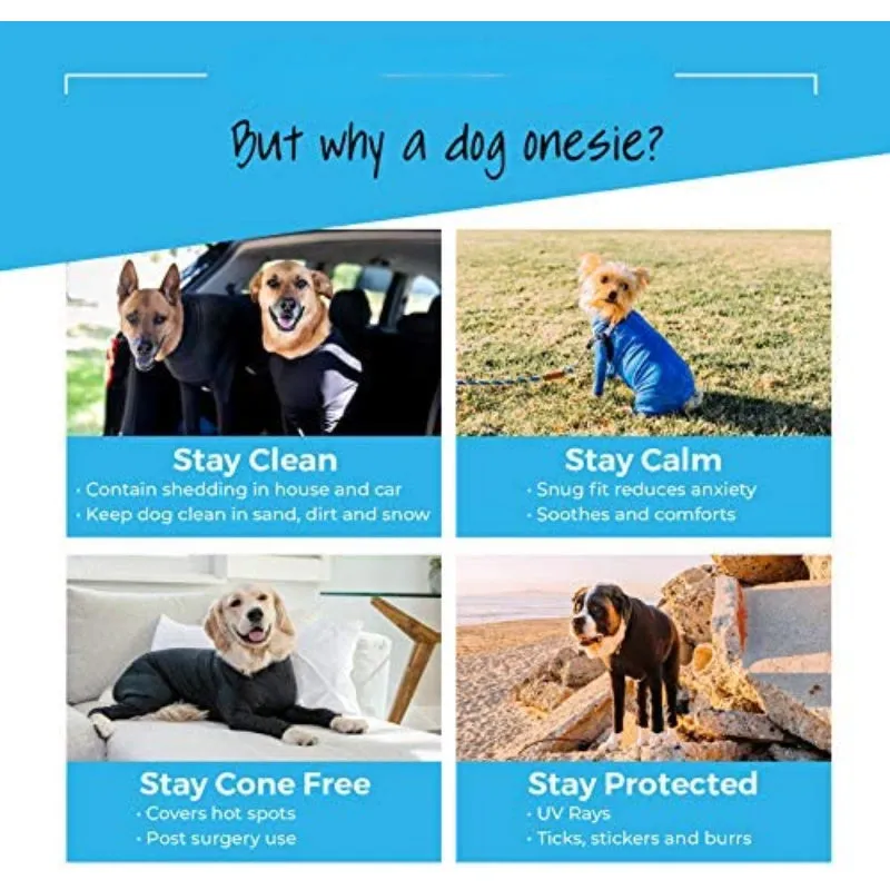 Bodysuit For Dogs Onesize Shedding Shirt