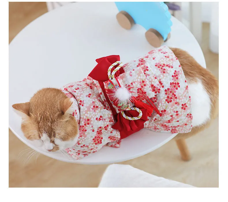 Cat Kimono – Traditional Japanese Outfit for Pets