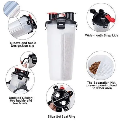 Complete Pet Feeder Travel Set