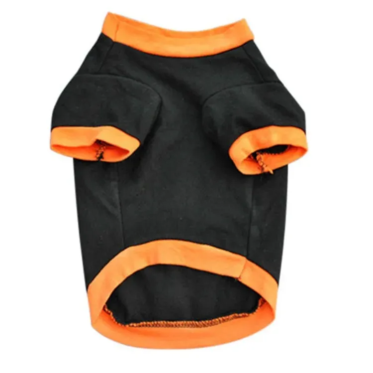Cool Black Elastic Jersey Pet Dog Shirt | Sports Shirts with Numbers 85 & 7 | Stylish Dog Clothing
