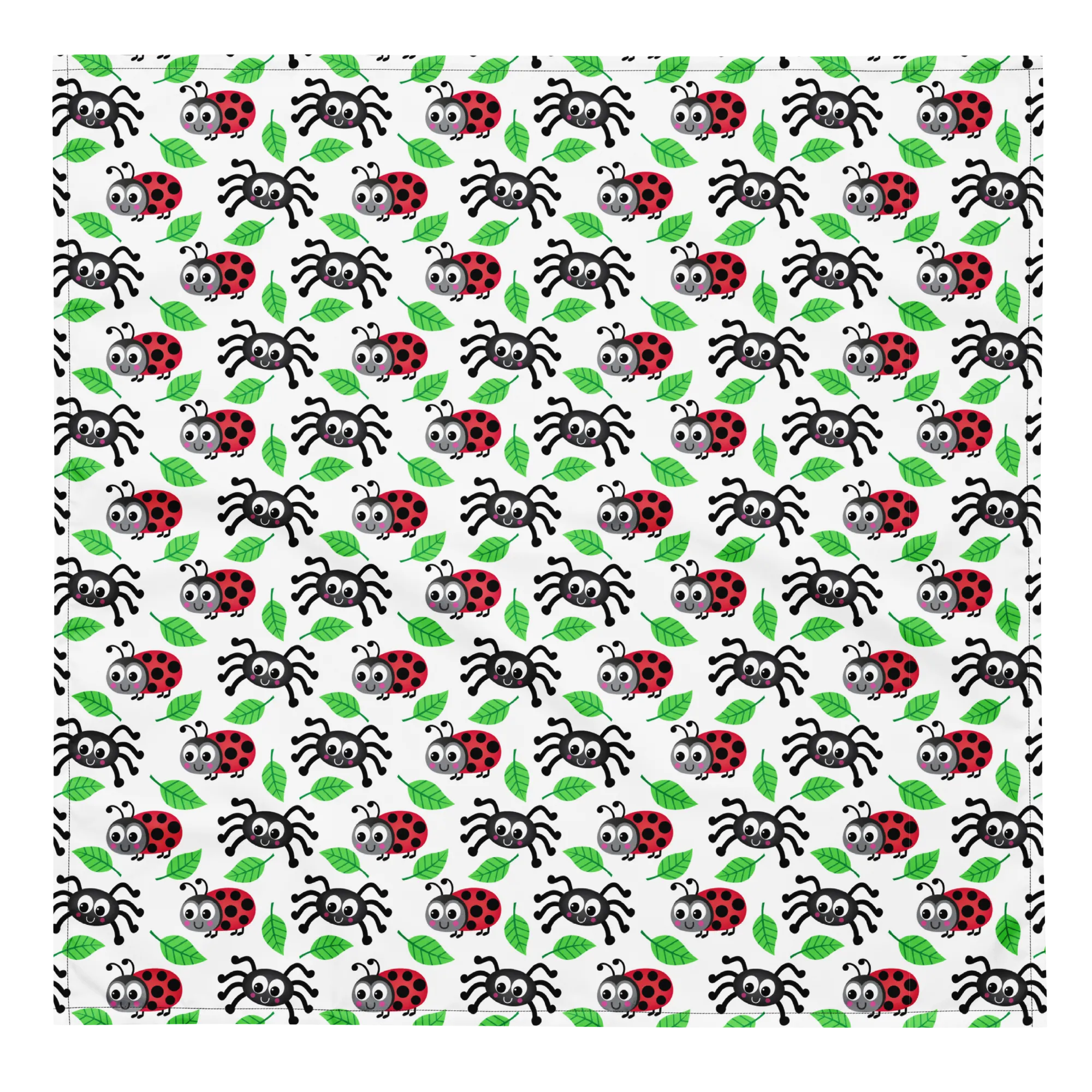 Dog Bandana - Spiders and Ladybugs