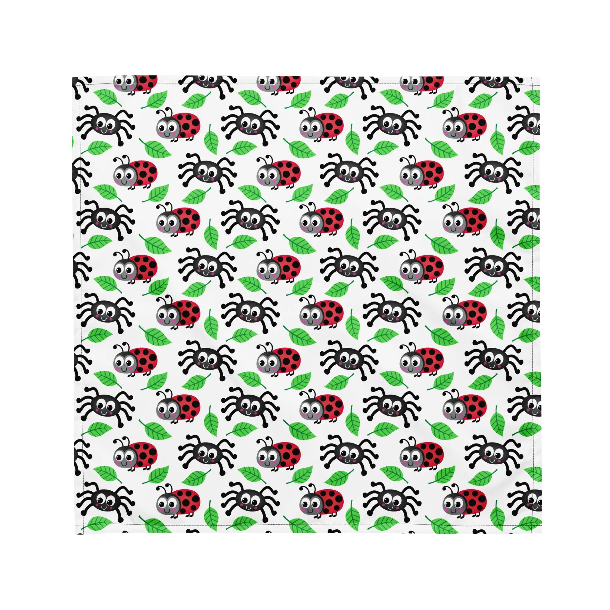 Dog Bandana - Spiders and Ladybugs