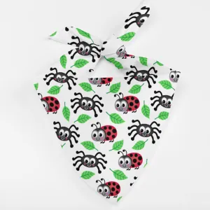 Dog Bandana - Spiders and Ladybugs