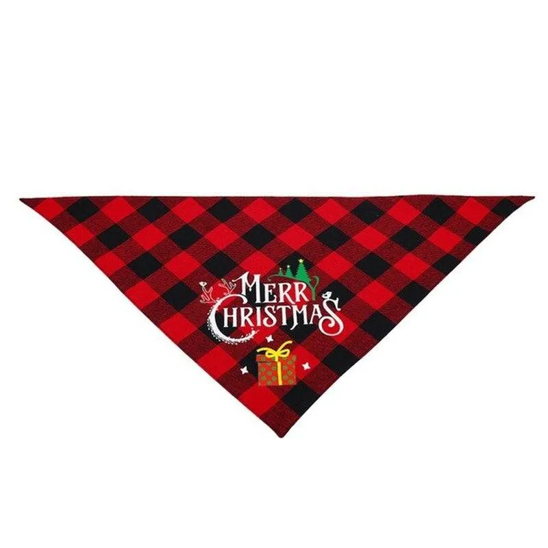 Dog Bandanas Pet Scarf Christmas Pet Triangle Bibs for Dogs Washable Bow Tie Collar Cat Dog Kerchief Small Large Dog Accessories