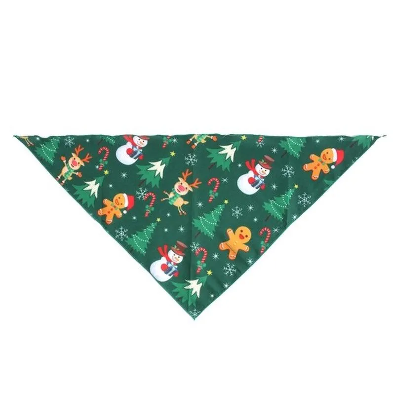 Dog Bandanas Pet Scarf Christmas Pet Triangle Bibs for Dogs Washable Bow Tie Collar Cat Dog Kerchief Small Large Dog Accessories