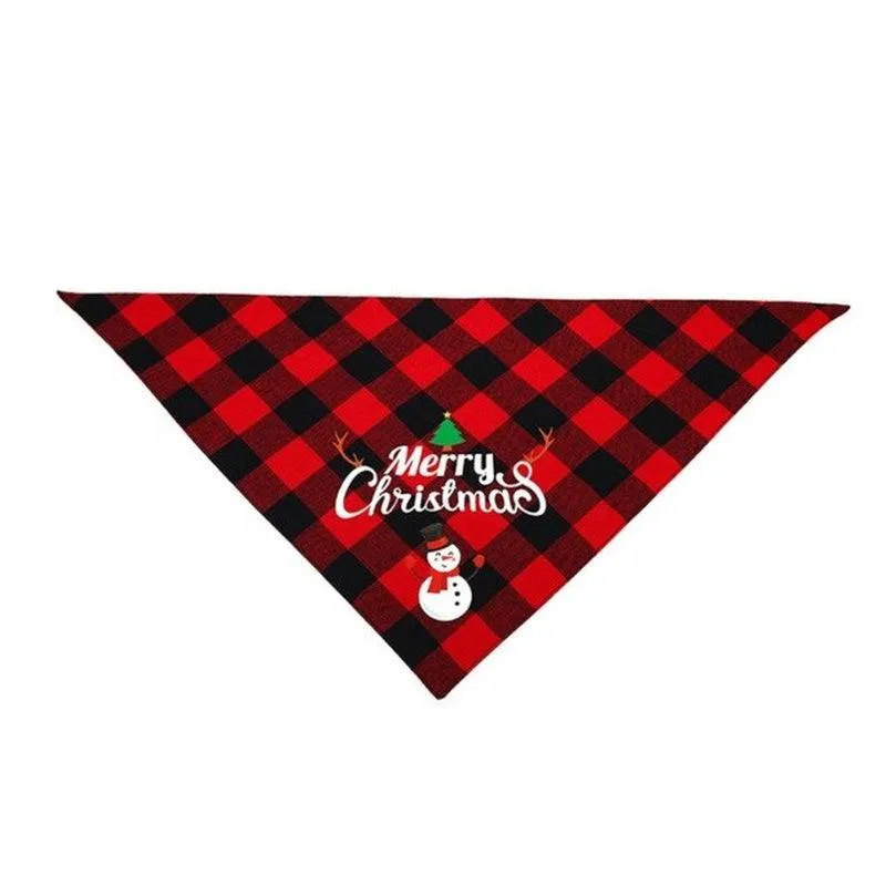 Dog Bandanas Pet Scarf Christmas Pet Triangle Bibs for Dogs Washable Bow Tie Collar Cat Dog Kerchief Small Large Dog Accessories