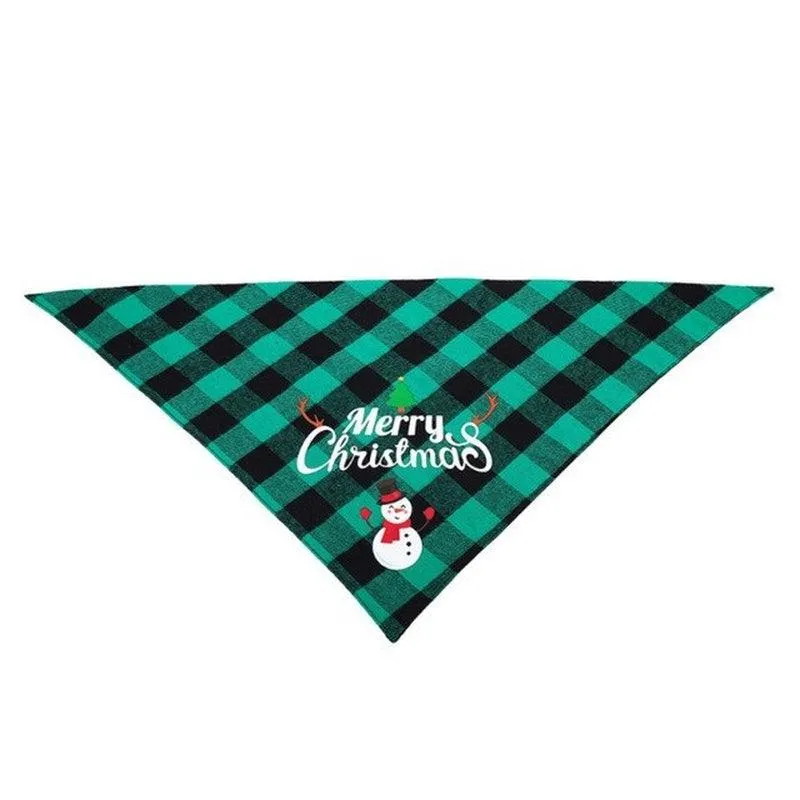 Dog Bandanas Pet Scarf Christmas Pet Triangle Bibs for Dogs Washable Bow Tie Collar Cat Dog Kerchief Small Large Dog Accessories