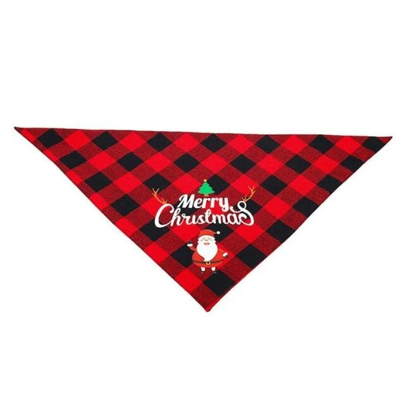 Dog Bandanas Pet Scarf Christmas Pet Triangle Bibs for Dogs Washable Bow Tie Collar Cat Dog Kerchief Small Large Dog Accessories