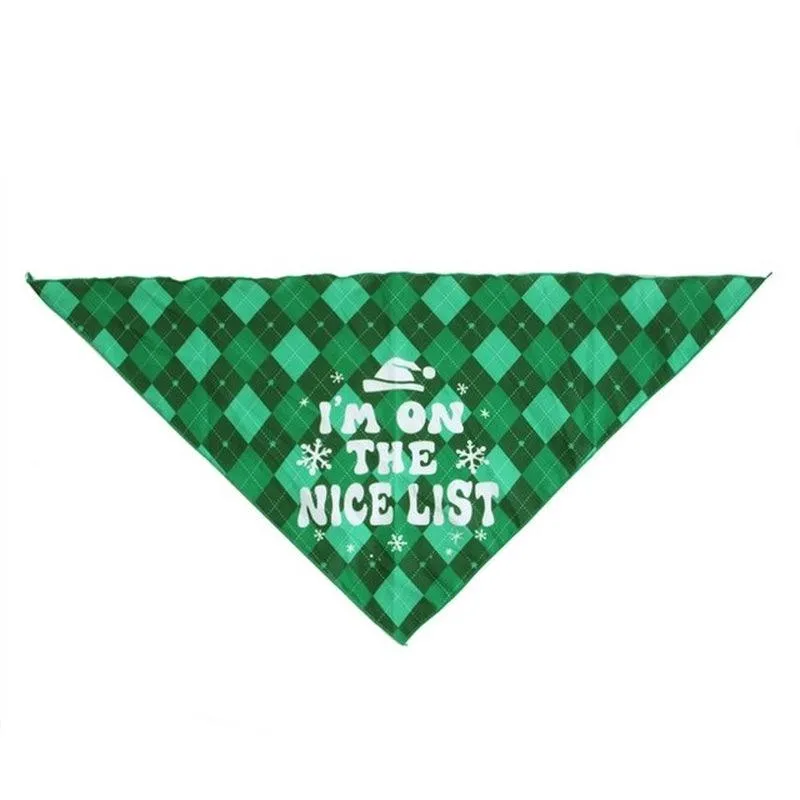 Dog Bandanas Pet Scarf Christmas Pet Triangle Bibs for Dogs Washable Bow Tie Collar Cat Dog Kerchief Small Large Dog Accessories