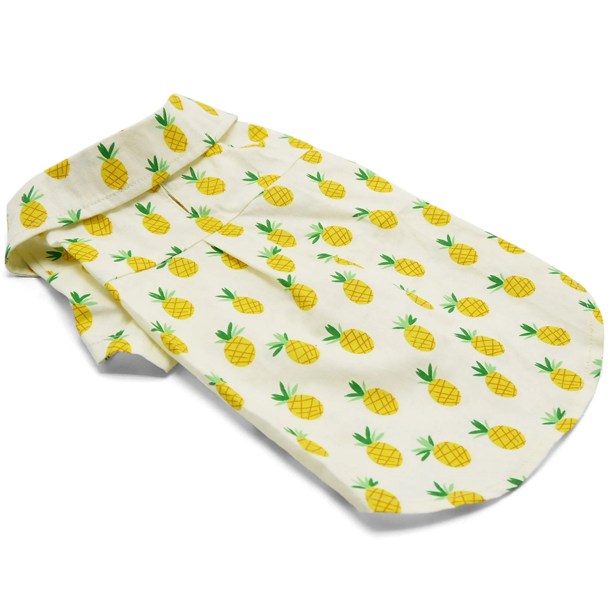 Dogo Pet Fashions Pineapple Shirt for Dogs - Yellow