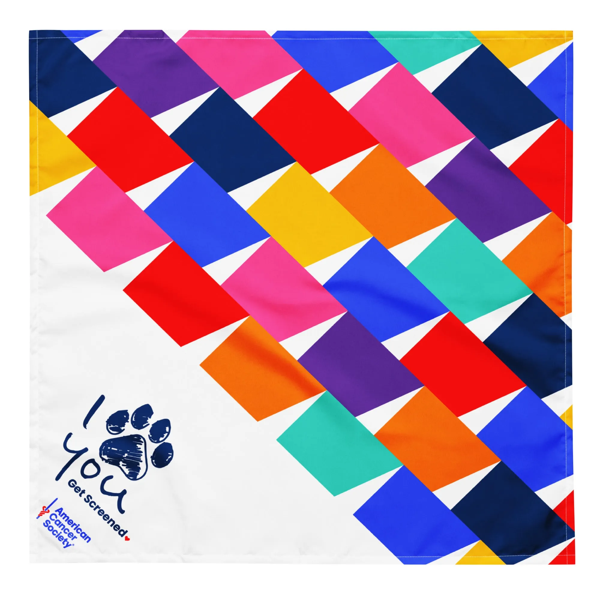 I Love You Get Screened Dogdana Pet Bandana