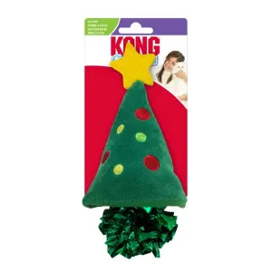 KONG Christmas Crackles Christmas Tree Cat Toy