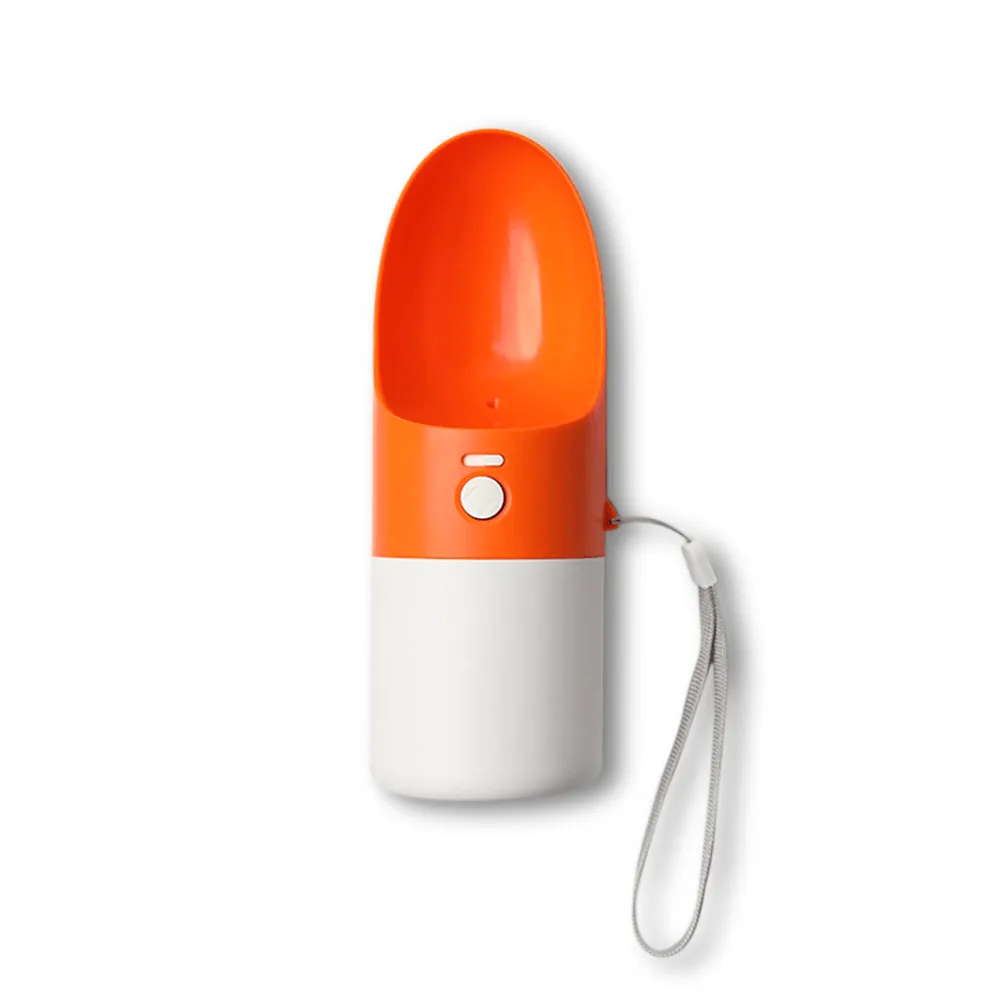 Moestar Pet Water Cup 270Ml Portable One-Button Lock Dog Cat Outdoor Fashion Travel Water Bottle Dispenser From