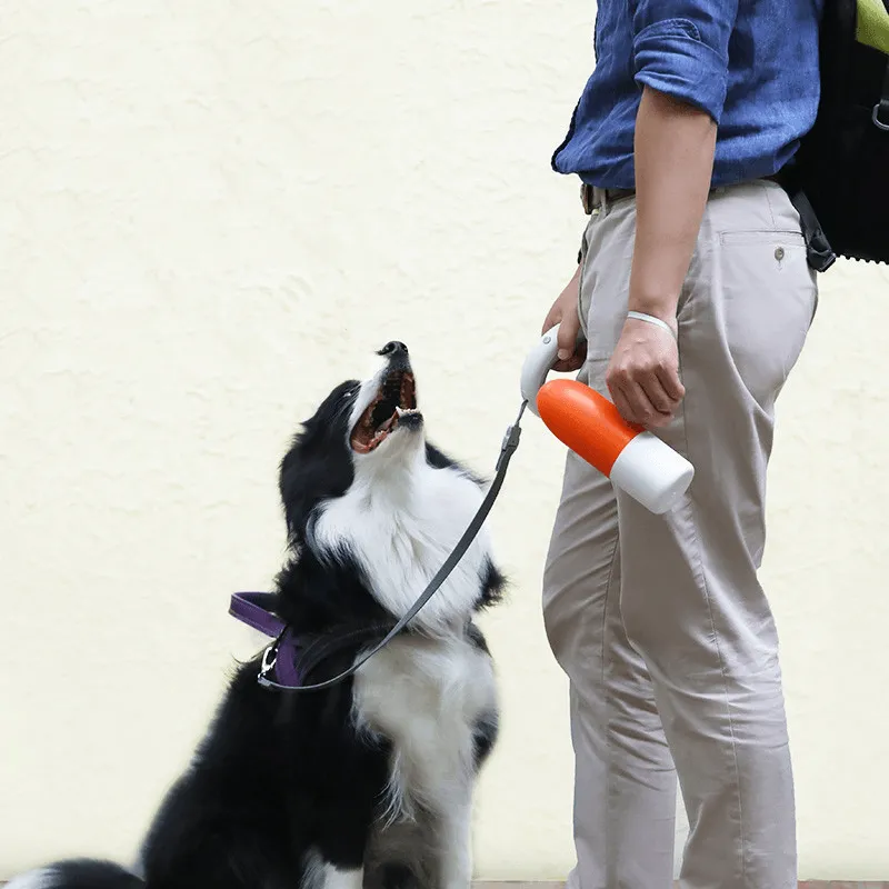 Moestar Pet Water Cup 270Ml Portable One-Button Lock Dog Cat Outdoor Fashion Travel Water Bottle Dispenser From