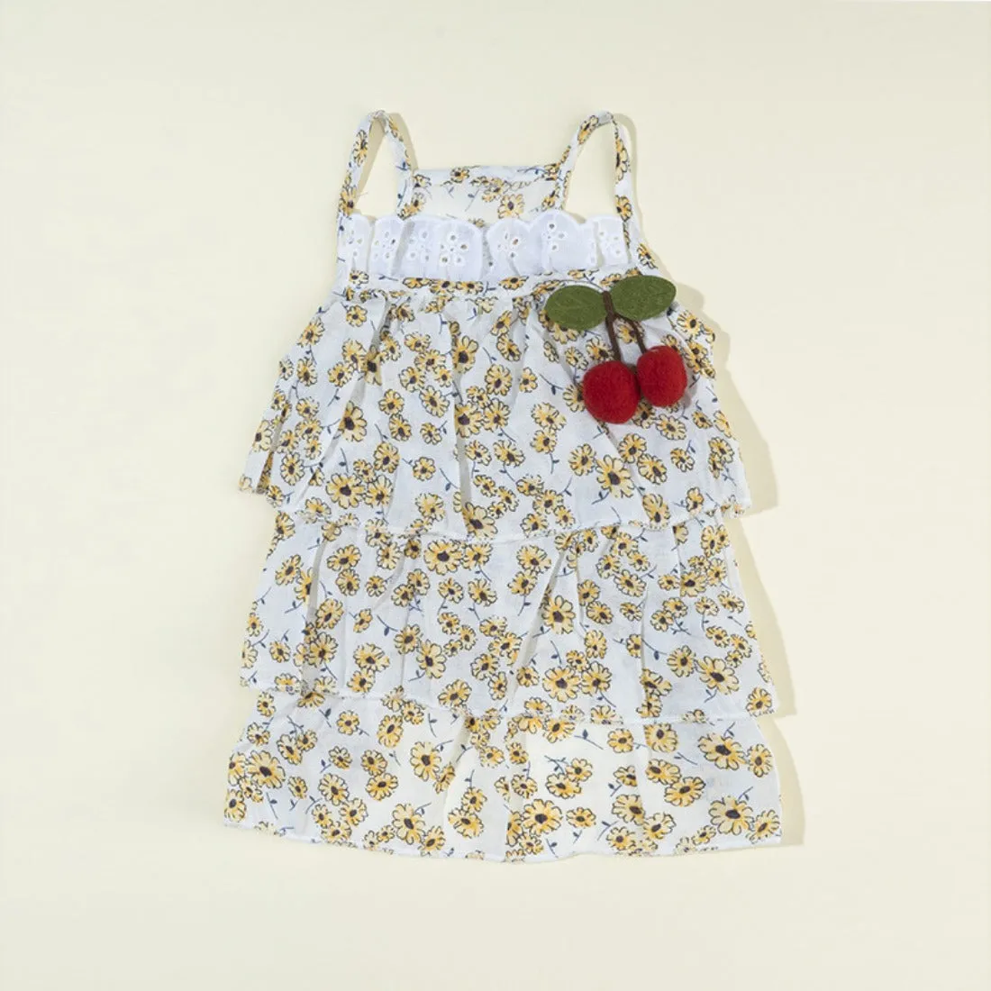 Ozzie - Small Floral Pattern Clothes for Cats