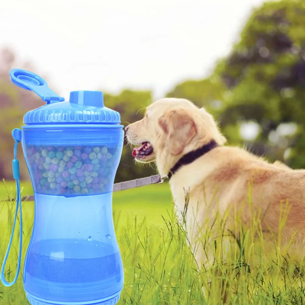 PAWS ASIA Factory Direct Sale Cheap Outdoor Multi Function Dispenser Portable Pet Water Dog Bottle