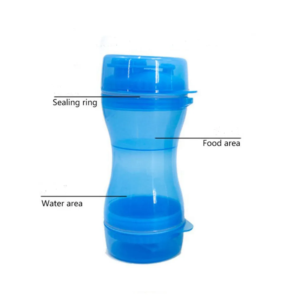 PAWS ASIA Factory Direct Sale Cheap Outdoor Multi Function Dispenser Portable Pet Water Dog Bottle