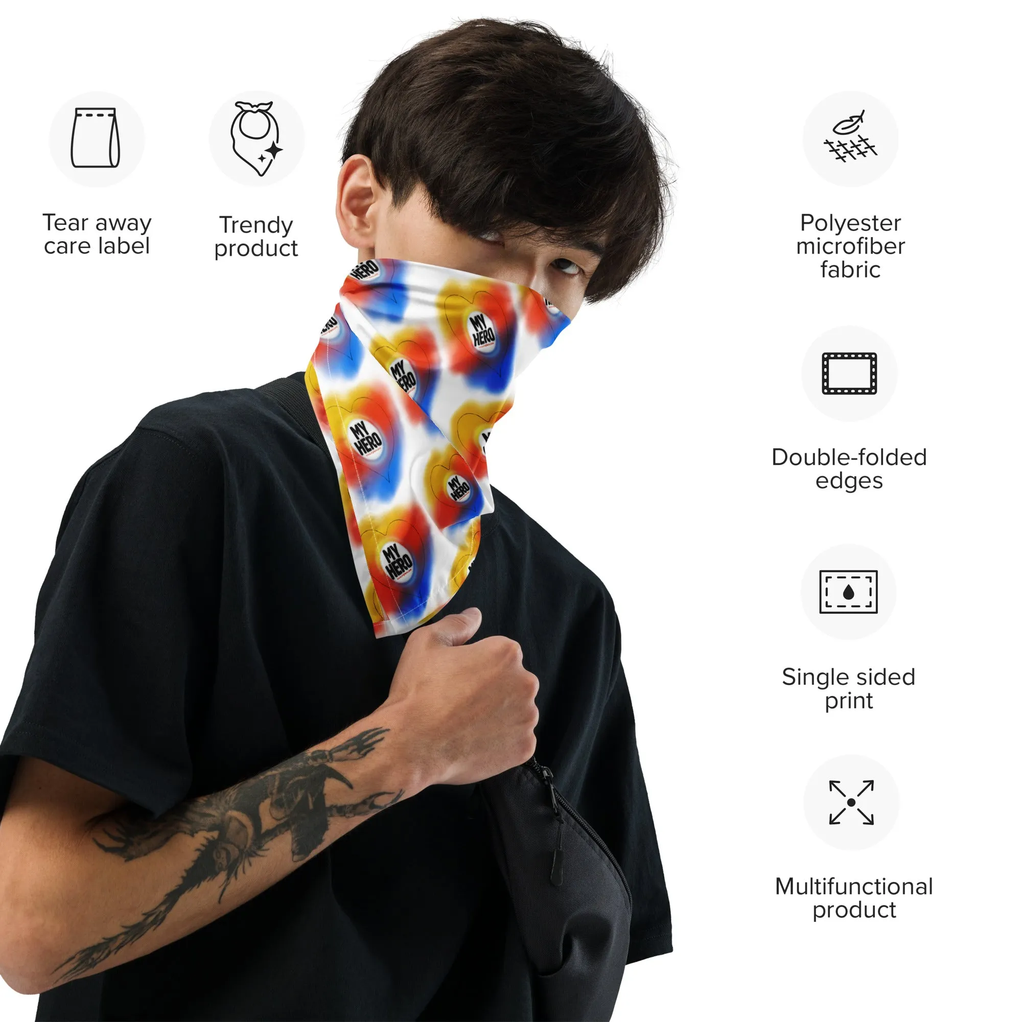 Pet Bandana Heart Swipe