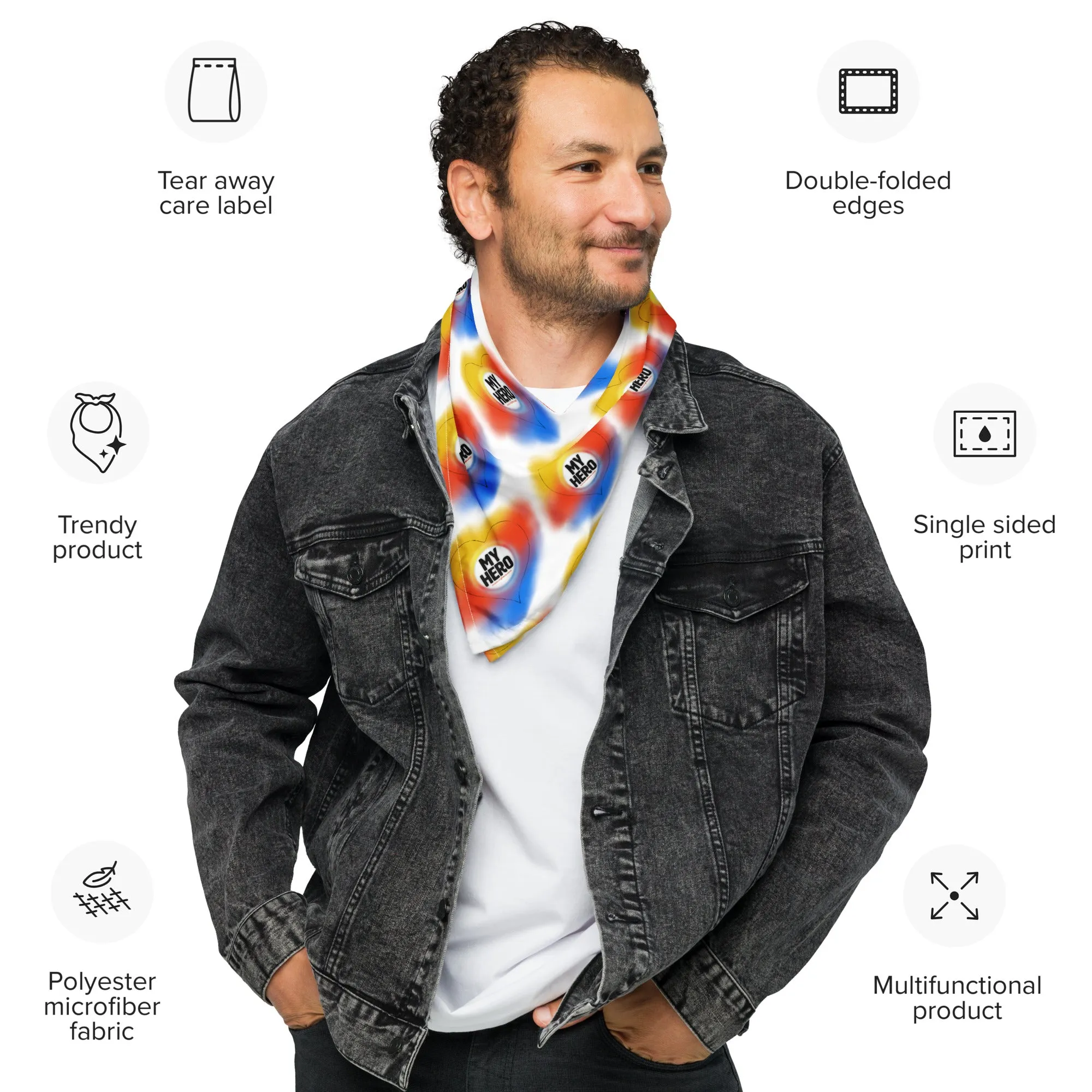 Pet Bandana Heart Swipe