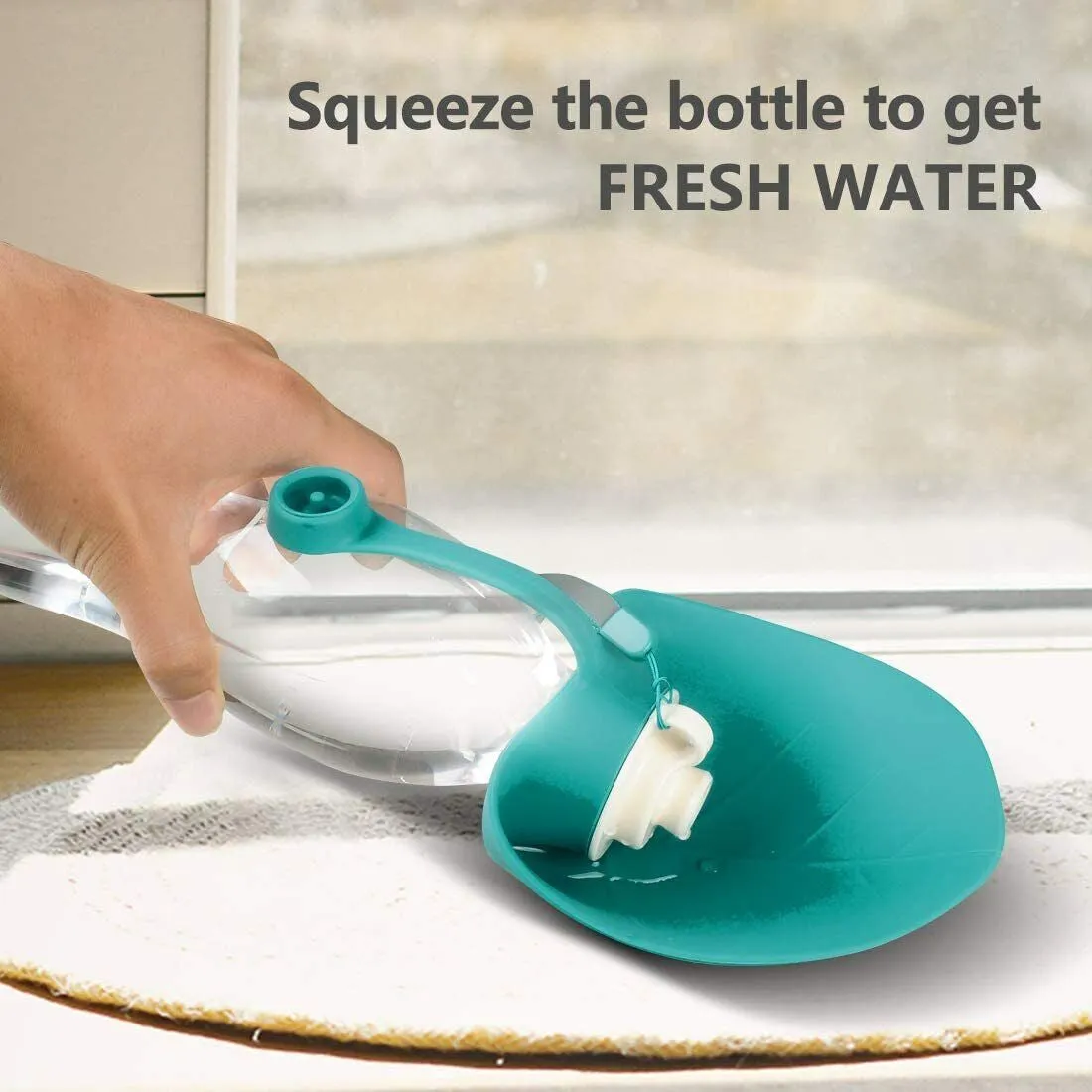 Pet Water Bottle for Travel Portable Water Dispenser for Dogs Pet Waste Bag 20Oz