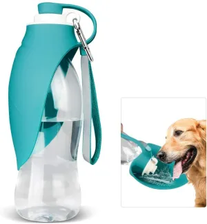 Pet Water Bottle for Travel Portable Water Dispenser for Dogs Pet Waste Bag 20Oz