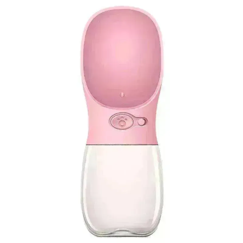Portable Dog Water Bottle 350-550ML: Travel Bowl Dispenser