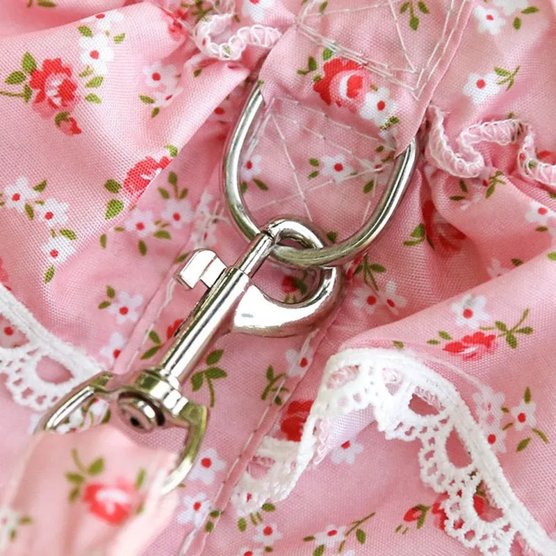 Printed Floral Dress with Harness