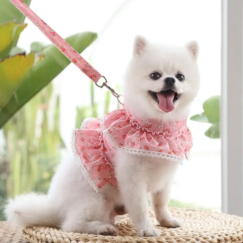 Printed Floral Dress with Harness
