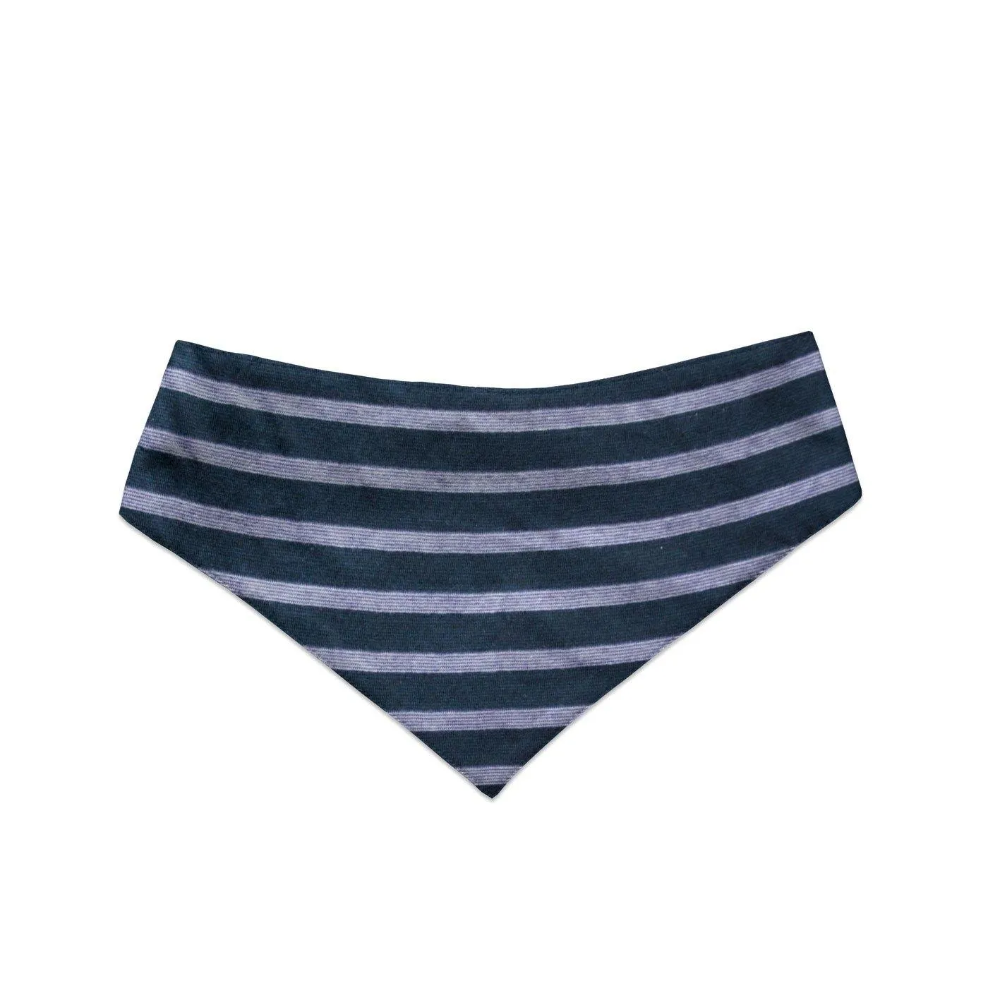 "Cute Butt Psycho" Printed and Striped Reversible Bandana for Cats