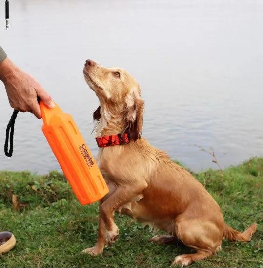 Water and Woods Vinyl Dog Training Dummies - Orange