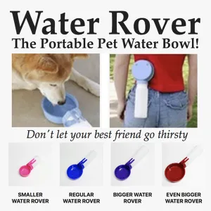 Water Rover Regular 4-Inch Bowl and 15-Ounce Bottle, Purple